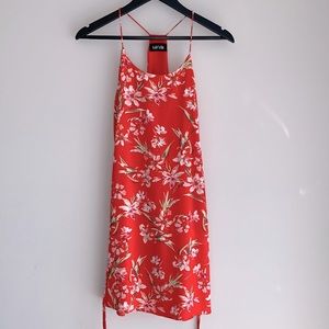 ❤️‍🔥 Fab’rik Small Red Floral Summer Dress ❤️‍🔥